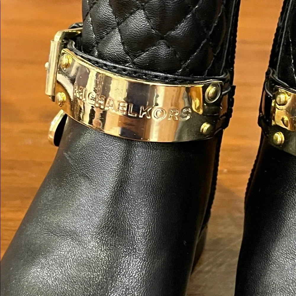 Michael Kors Kendra black Boots Shoes new Toddlers Girls Size 6